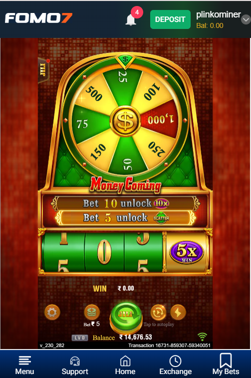 JILI Money Coming tips - Spinning wheel