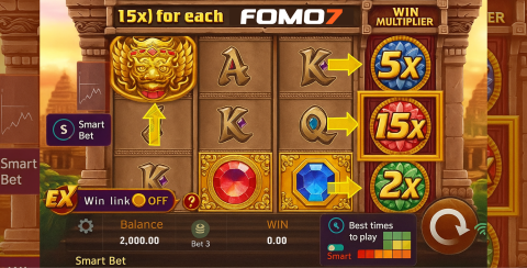 An advanced player view of Fortune Gems gameplay with paths mapped