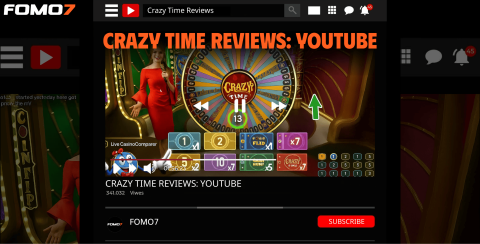 Crazy Time Game Reviews on YouTube