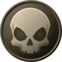 Beige skull icon from the Vortex game symbolizing the Rollback Bet feature on Fomo7.