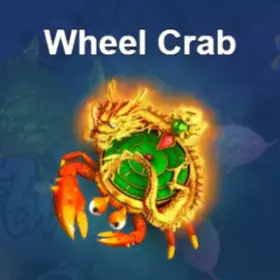 JILI Ocean King Jackpot Wheel Crab featuring a spinning wheel armor for defense, part of FOMO7 India’s underwater quest.