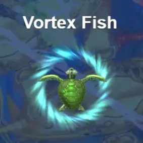 JILI Ocean King Jackpot Vortex Fish, spinning rapidly to create powerful currents, in FOMO7 India’s aquatic world of danger and rewards.