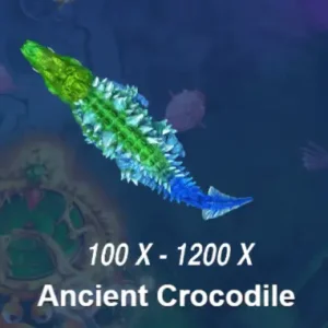 JILI Ocean King Jackpot Ancient Crocodile Awakening Boss, bringing ancient power to dominate the sea in FOMO7 India’s intense game.