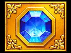 Fortune Gems blue gem symbol featured on slot reels in the FOMO7 India mobile casino game
