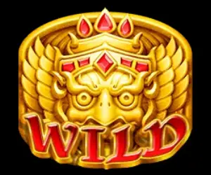 Fortune Gems Garuda wild symbol used as substitute icon on the FOMO7 India slot game interface