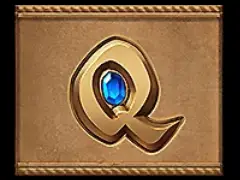 Fortune Gems Q card symbol appearing on slot reels in the FOMO7 India slot gameplay interface