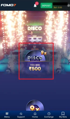 Evolution Funky Time final gameplay step, featuring a Bonus Segment where players can enter a bonus game with even higher rewards.